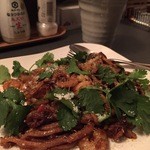 立ち呑み クック オッソ オッセョ! - エビのカレーパスタ