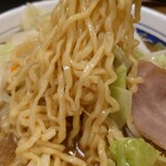 8番らーめん - 麺はこんなかんじ。