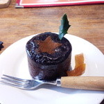 油揚げ - チョコレートケーキも甘さ控えめや～