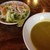 ペルー料理 ミラフローレス - 料理写真:サラダとスープ