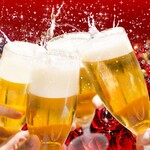 魚頭大熊 - 生ビールで乾杯
