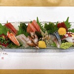 弥助鮨 - 刺身盛り合わせ
