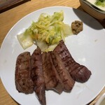 牛たん料理 閣 - タン焼き