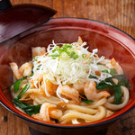 海老焼きうどん