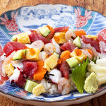 本マグロ入り海鮮バラちらし