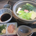 古の花 - 湯どうふ 800円
