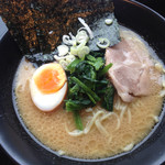 中川家 - ラーメン並 細麺