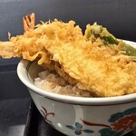 銀座 天一 - 料理写真:大海老天の勇姿。