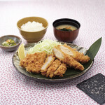 かつアンドかつ - 阿波尾鶏 チキンかつとヒレかつ膳