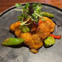 新中国料理HARAKAWA 北新地店 - 海鮮料理 牡蠣(岡山)スナップエンドウ