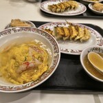 餃子の王将 - 料理写真:天津飯セット