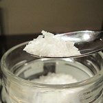 レストラン バカール - El Majuelo　ピラミッド型のお塩