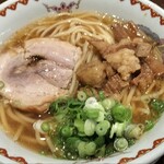 金久右衛門 - 高井田ゴールド（1,300円）麺大盛（100円）