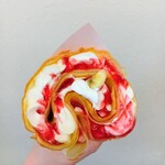たこの駅 - バナナいちごソースクレープ