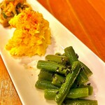 和韓ブランチ 熾き火 - ナムル盛り合わせ