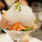 レストラン バカール - 魚介のパフェ仕立て