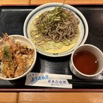 庄や - 料理写真:ミニ天丼 蕎麦セット