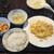中華料理 一心園 - 料理写真:海老と玉子炒め定食   ※ サラダ、麻婆豆腐、ご飯、スープはセルフで食べ放題です
          