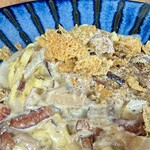 チライ - 江丹別の青いチーズパスタ大盛り（1,800円＋200円）。