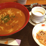 家族亭 - カレーうどん定食