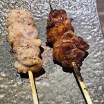 炭火焼鳥 西田屋 - ホルモン(286円)
せせり(塩)(286円)