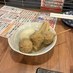 生ビール199円とおでん500円食べ放題 のれん - 