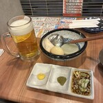 生ビール199円とおでん500円食べ放題 のれん - 
