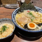 和風楽麺 四代目 ひのでや - ひのでやラーメンとミニ帆立ご飯
