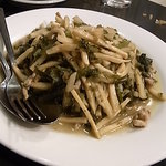 鴻運 - 筍、豚肉、高菜炒め