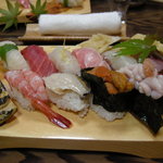 一森寿司 - 旬のにぎり（3200円也）