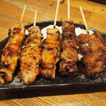 立呑・ホルモン串　千日前えん - 串焼きセット