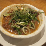 立呑・ホルモン串　千日前えん - どて焼き