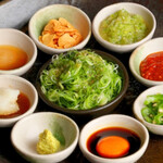 Labの味変タレメニュー各種 ～普段の焼肉とは違った食べ方で～