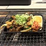 溫八炭火ガーデン - ホル玉定食