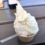 いでぼく　ミルクハウス - ジェラートダブル紙カップ　ジャージー　クリームチーズ
