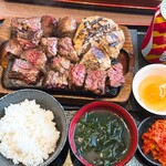 感動の肉と米 - 料理写真:
