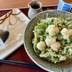 そば太鼓亭 - 料理写真:春菊天おろしそば（冷）