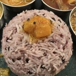 Curry Spice Gelateria KALPASI - ライス大盛　トッピングはレモンのアチャール