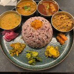 Curry Spice Gelateria KALPASI - カレー4種、ライス大盛（280g）