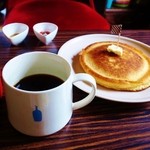 % ARABICA Kyotoのドミニカワイニーをホットケーキと