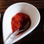 カフェ ヒラナガ - ホットケーキの友。苺ジャム