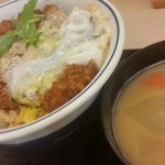 Katsuya - 15.02.20:カツ丼(梅)と豚汁小