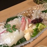 鮨と魚料理 保広 - 刺身盛り合わせ、二人前