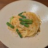 イタリア食堂NOPPO - アスパラとズワイガニと唐墨のペペロンチーノ