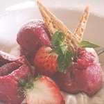 柊山ガーデン - ランチのフローズンデザート（2015/02/21）