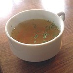 柊山ガーデン - ランチの野菜スープ（2015/02/21）