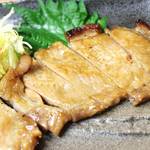 Tententei - 豚ロース味噌漬け  pork loin grilled with miso