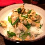 らーめん 鶏喰 - 2015年2月21日のあさりのっけごはん