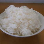 中華そば マルト屋 - ライスです