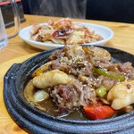 喰道楽 - 宮廷トッポギ＆イカ炒め